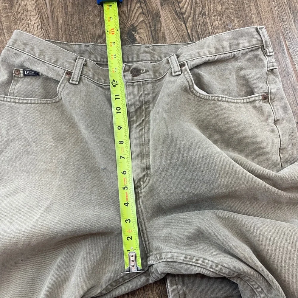 Vintage Lee Jeans Men's Relaxed Fit Cotton‎ Denim Pants Green tag 40x34